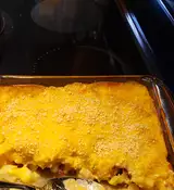 Leftover Ham -n- Potato Casserole